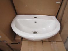 Lecico - Rimini 500mm 1TH Basin - New and Boxed.