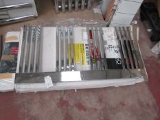 Carisa Gradient Chrome 500x1000 radiator, with box, RRP £406, please read lot 0.