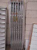 Carisa Mayra Chrome 420x1800 radiator, with box, RRP £510, please read lot 0.