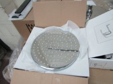 Aqualisa XL Techno 200mm over head shower head, new and boxed, RRP £250, Aqualisa describe this item