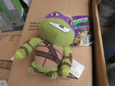 10 x turtles Talking Bag Buddies. New with tags & tested working