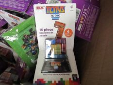 Ideal Tetris 3D 16 Piece Brainteaser Puzzle. New & Packaged