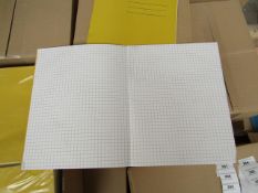 Box of 100 Exercise Books. Unused & Boxed. See Image For Design