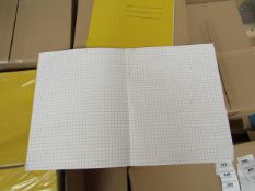 Box of 100 Exercise Books. Unused & Boxed. See Image For Design