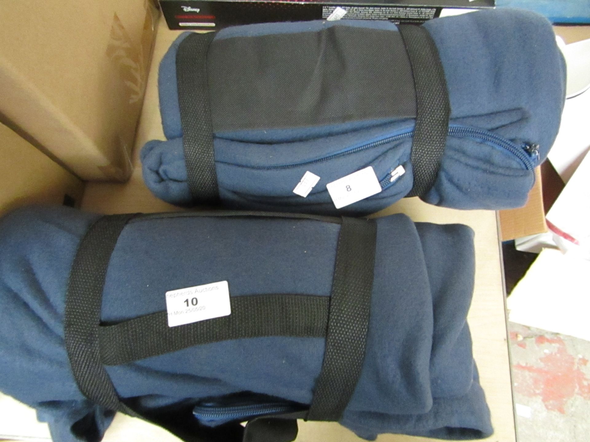 Polar Fleece Sleeping Bag/Picnic Blanket. Unused & Comes with Straps & Handle.