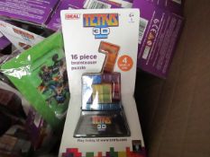 Ideal Tetris 3D 16 Piece Brainteaser Puzzle. New & Packaged