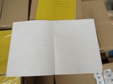 Box of 100 Exercise Books. Unused & Boxed. See Image For Design