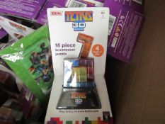 Ideal Tetris 3D 16 Piece Brainteaser Puzzle. New & Packaged