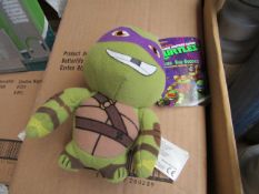 10 x turtles Talking Bag Buddies. New with tags & tested working