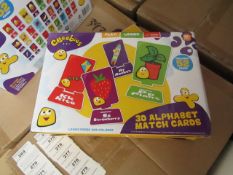 Cbeebies 3D Alphabet Match Cards. New & Boxed