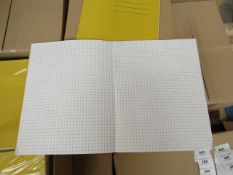 Box of 100 Exercise Books. Unused & Boxed. See Image For Design