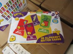 Cbeebies 3D Alphabet Match Cards. New & Boxed