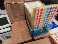 2 Boxes of 26 Packs of dot stickers. New & boxed