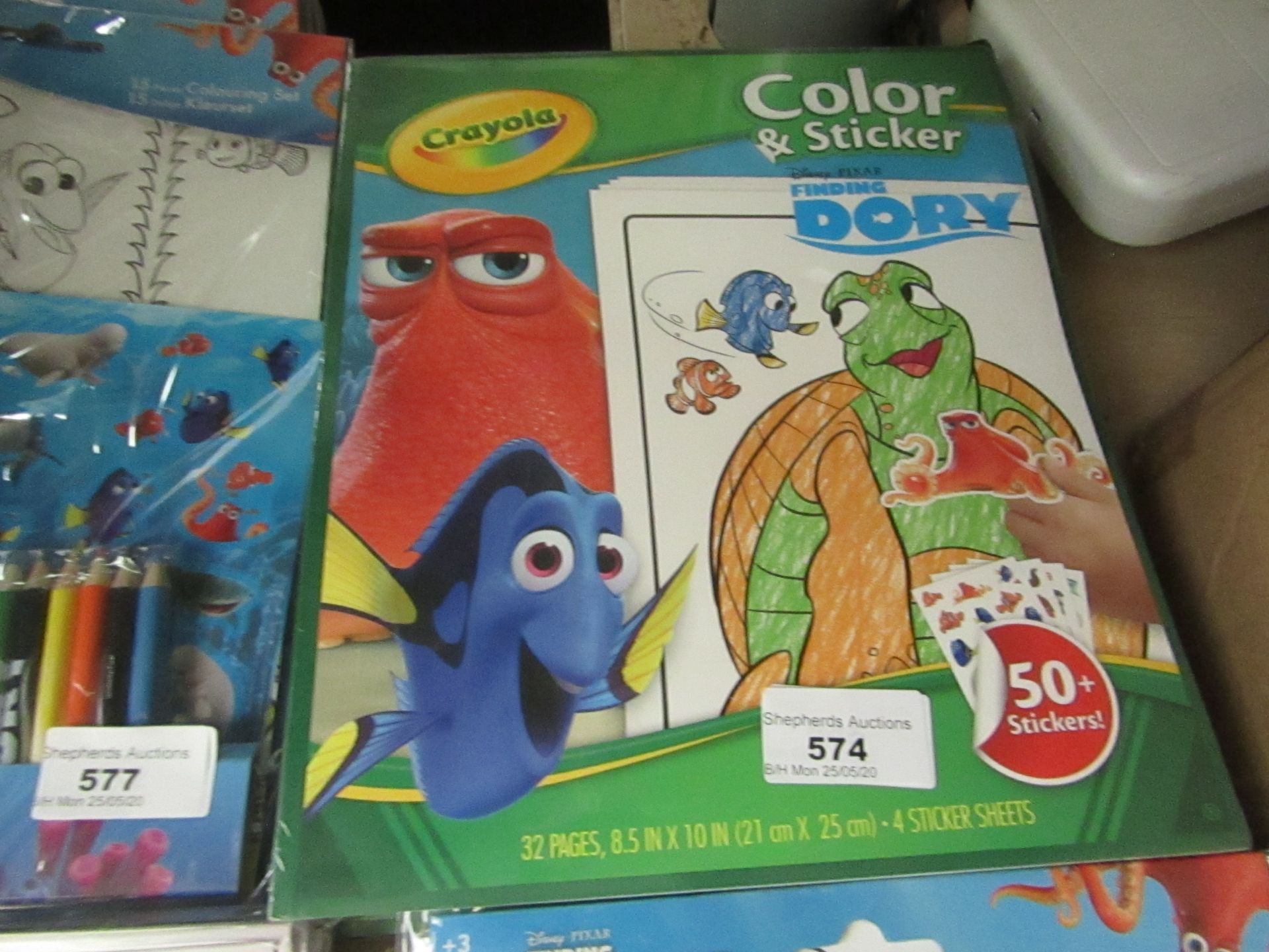 12 x Crayola Color & Sticker Activity Books. New