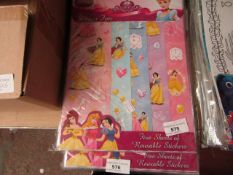12 x Disney Princess Sticker fun books. New