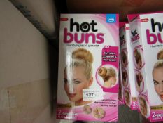 5 x JML Hot Buns Blonde Hair Sets. New & Boxed