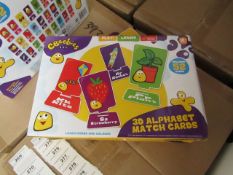 Cbeebies 3D Alphabet Match Cards. New & Boxed