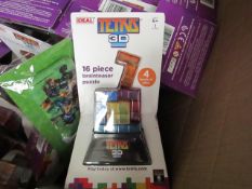 Ideal Tetris 3D 16 Piece Brainteaser Puzzle. New & Packaged