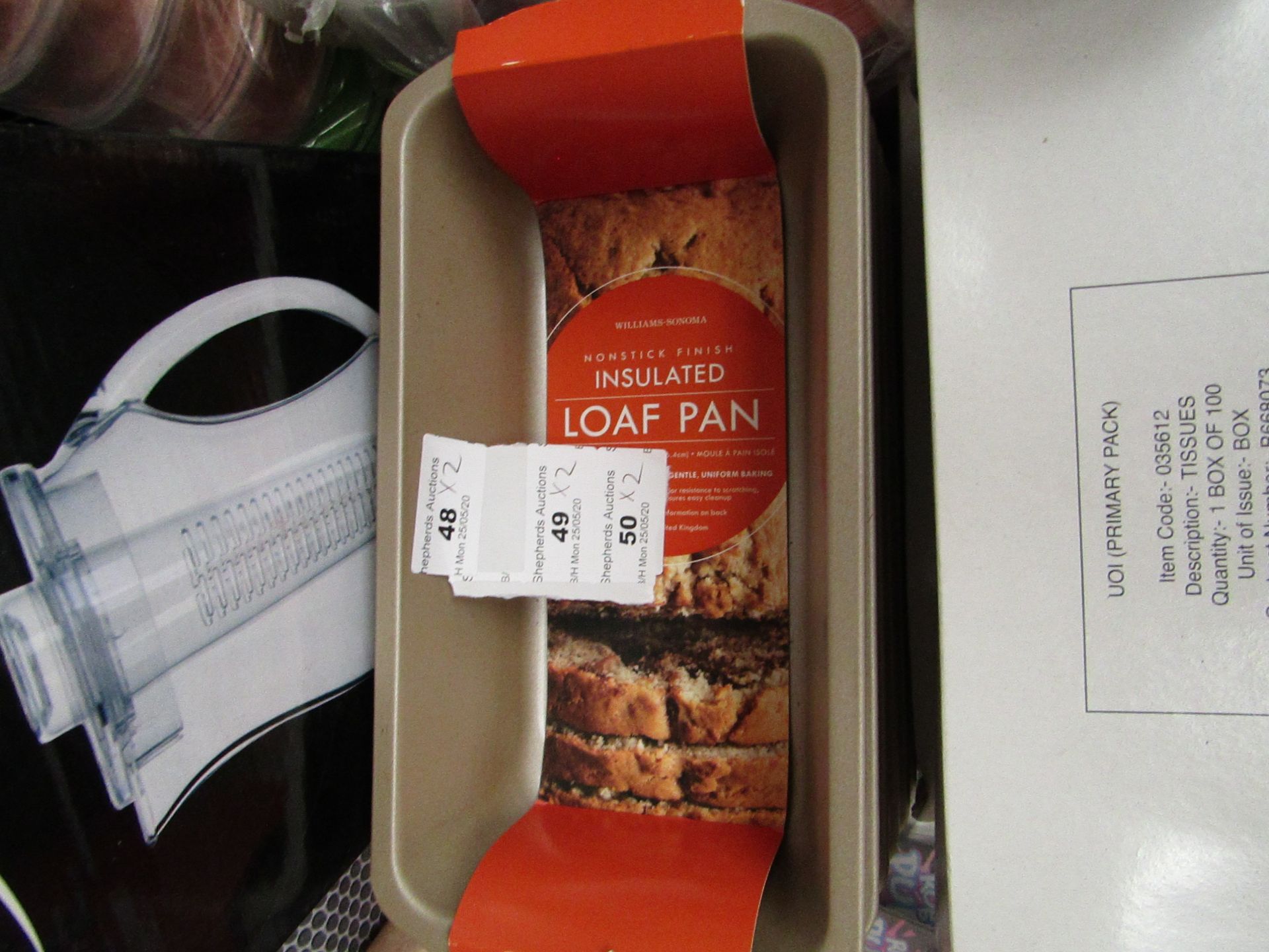 2 x Non Stick Insulated Loaf Pans. New with tags