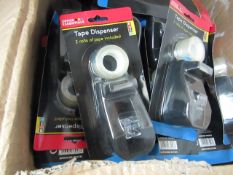 10 x Tape Dispensers with 2 Rolls in each. Unused & Packaged
