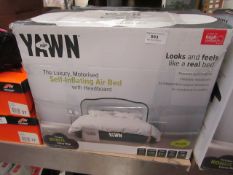 | 1 | YAWN DOUBLE AIR BED | BOXED AND UNCHECKED | NO ONLINE RE-SALE | SKU - | TOTAL LOT RRP - £69.99