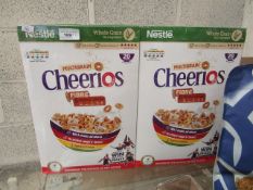 2 x Nestle Multigrain Cheerios. 600g each. BB 03/21