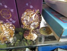 Small Crystal Temptations Ornament. See Image For Design. Boxed