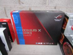 Asus MAXIMUS X HERO LGA 1151 Coffee Lake DDR4 ATX gaming motherboards, untested and boxed. Please