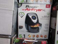 | 4X | POWER AIR FRYER XL 3.2LTR | UNCHECKED AND BOXED | SKU C5060191468053| NO ONLINE RESALE |