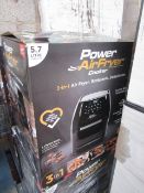 | 1X | POWER AIR FRYER COOKER 5.7LTR | UNCHECKED AND BOXED | SKU C5060541513068 | RRP £149.99 |