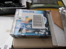 10x Philips CD-R discs, untested.