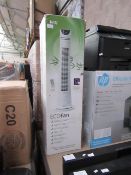 NSA Eco tall freestanding fan, no power and boxed.