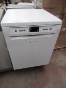 Hotpoint dishwasher, powers on and have not fully tested all functions.