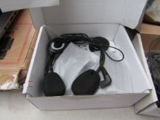 Buvee office headset, untested and boxed.