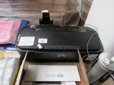 HP AMP wireless printer with built-in speaker, powers on but not tested printer or speaker