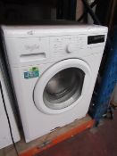 Whirlpool 6th Sense Colours 8Kg washing machine, powers on and spins.