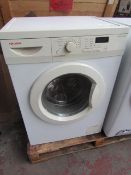 Bush HW60-1460D washing machine, powers on and spins but not connected to water to test full