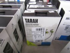 JayBird Tarah wireless sport headphones, untested and boxed. RRP £74.99