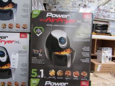 | 6X | POWER AIR FRYER 5L | UNCHECKED AND BOXED | NO ONLINE RE-SALE | SKU C5060191466936 | RRP £99.