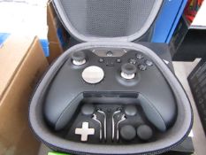 XBOX One Elite controller, tested working and includes all accessories. Boxed. RRP Circa £100.00