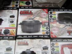| 10X | MICRO CHEF GRILL DELUXE KIT, TURNS YOU MICROWAVE INTO A GRILL | UNCHECKED AND BOXED | NO