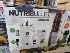 | 5X | NUTRI BULLET 1200 SERIES | UNCHECKED AND BOXED | NO ONLINE RESALE | RRP £119.99 |TOTAL LOT