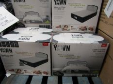 | 10X | YAWN AIR BEDS, MIXED SIZES | UNCHECKED AND BOXED | NO ONLINE RESALE | RRP - |TOTAL LOT RRP -