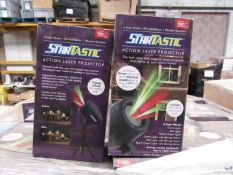 | 10X | STARTASTIC ACTION LASER PROJECTORS | UNCHECKED AND BOXED | NO ONLINE RE-SALE | SKU