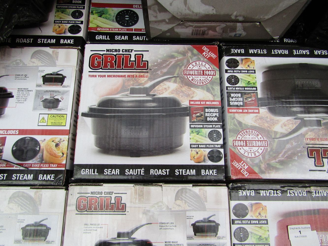 Bulk Lots of electrical returns, Magic Bullets Air Fryers, Red Copper Chefs, Nu Breeze and more