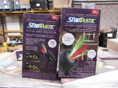 | 10X | STARTASTIC ACTION LASER PROJECTORS | UNCHECKED AND BOXED | NO ONLINE RE-SALE | SKU