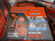 | 5X | RENOVATOR TWIST A SAW WITH ACCESSORY KIT |UNCHECKED FOR WORKING CONDITION OR ACCESSORIES |