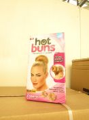 6x Hot Buns hair accessories, new and boxed.