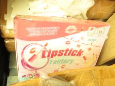 Lipstick Factory, new and boxed.