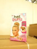 6x Hot Buns hair accessories, new and boxed.